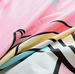 Постельное белье 1.5 Полуторка Сатин Детское Единорожка