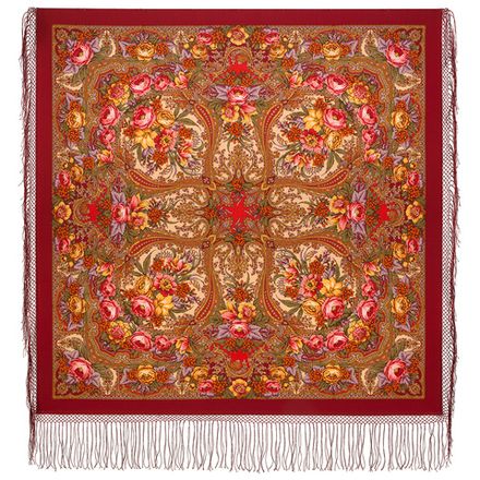 Павловопосадский платок Счастливица 1122-5