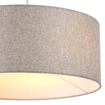 8251/3 MODERNI LN26 530 никель/серый, металл/текстиль Подвес Е27 3*60W 220V NIKKI