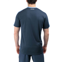 Футболка мужская HEAD Slice T-Shirt Men 811554-NV-XL, размер XL, темно-синяя