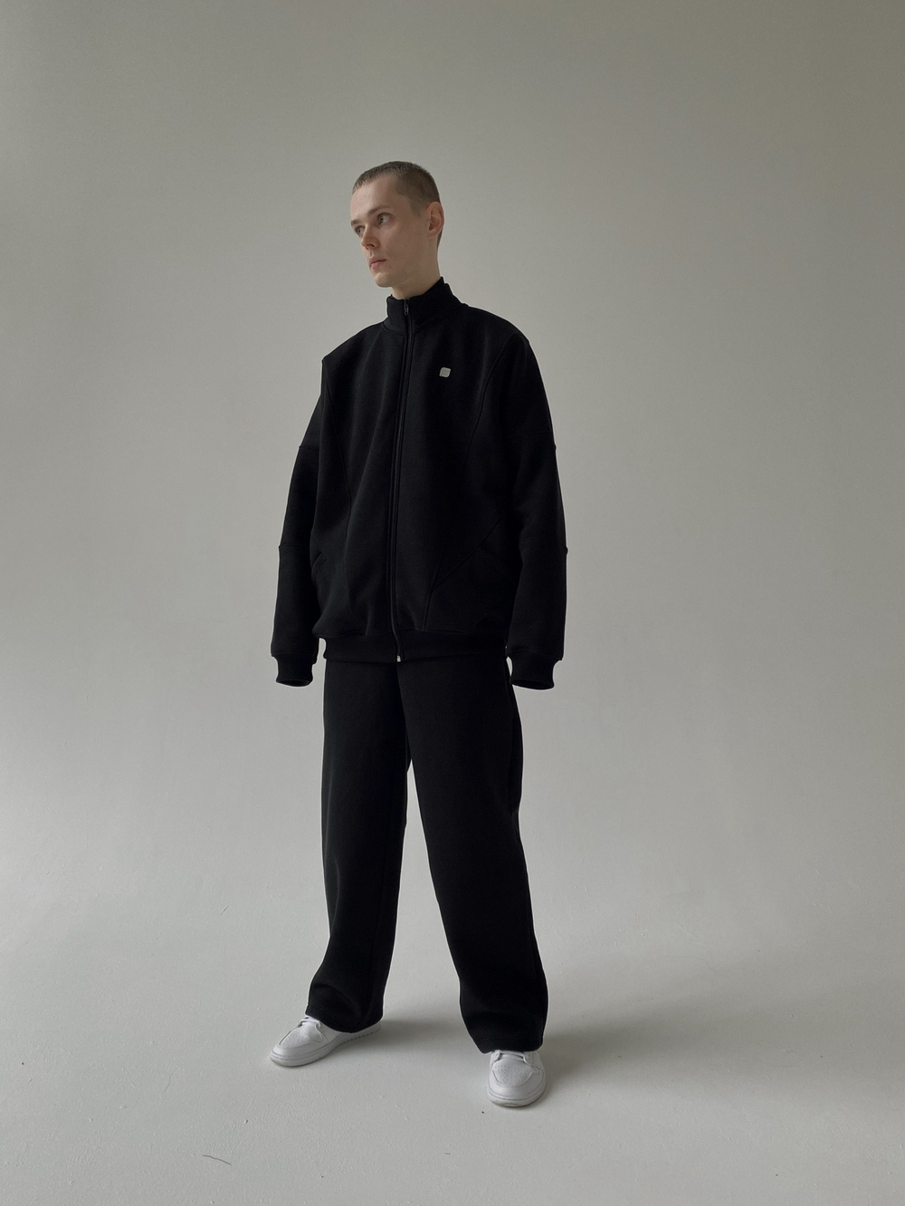 Wide Sweatpants Black