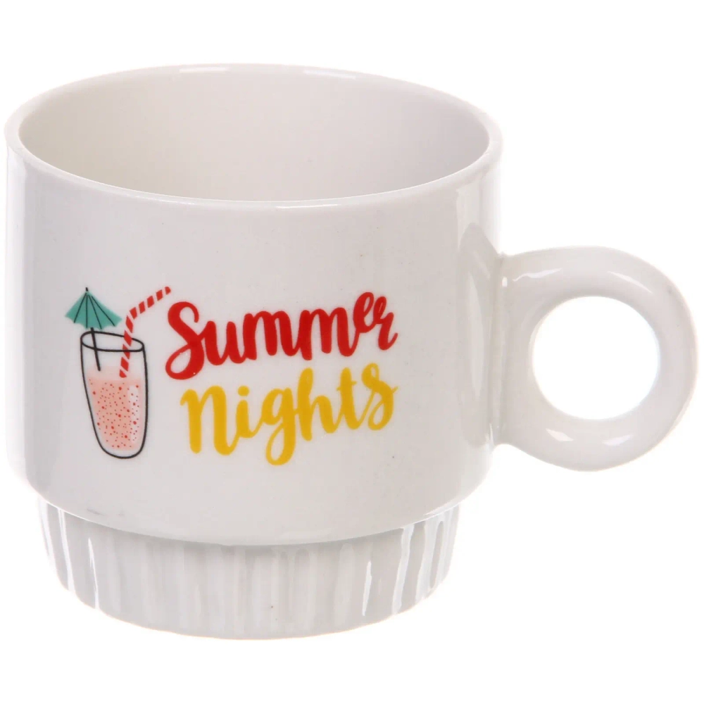 Набор кружек на стойке 280мл «Летние фрукты»