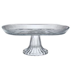 БЛЮДО НА НОЖКЕ ОВАЛЬНОЕ 28*14*12 СМ