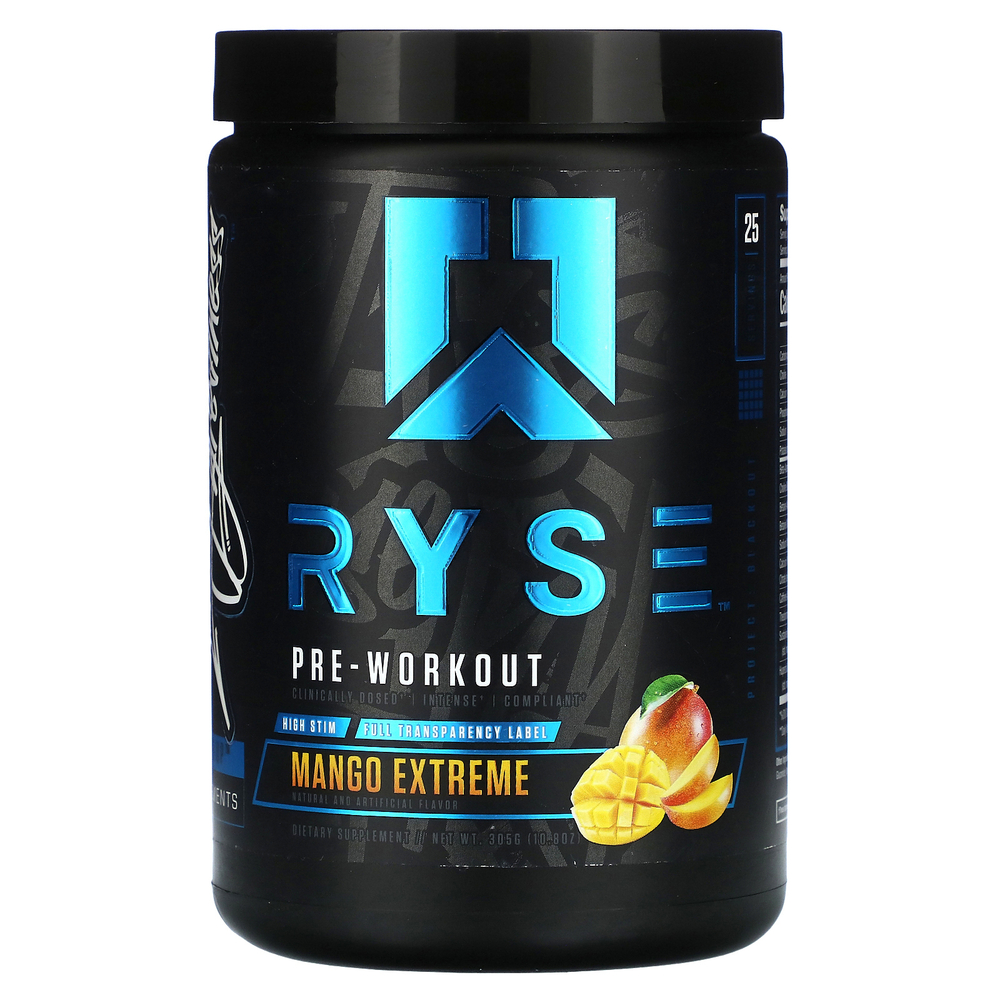 RYSE, Перед тренировкой, Mango Extreme, 305 г (10,8 унции)