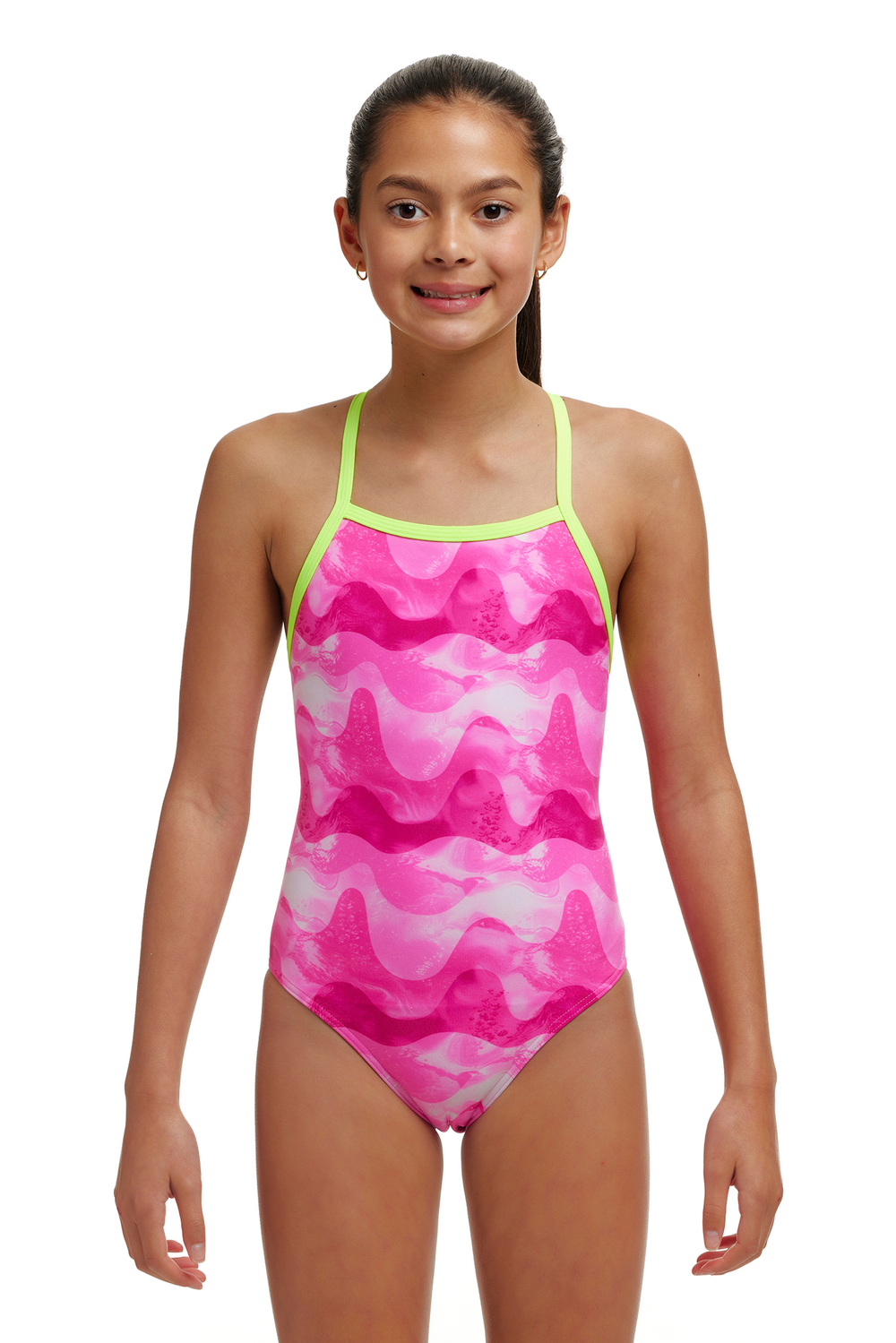 Купальник FUNKITA Girl's Pink Caps