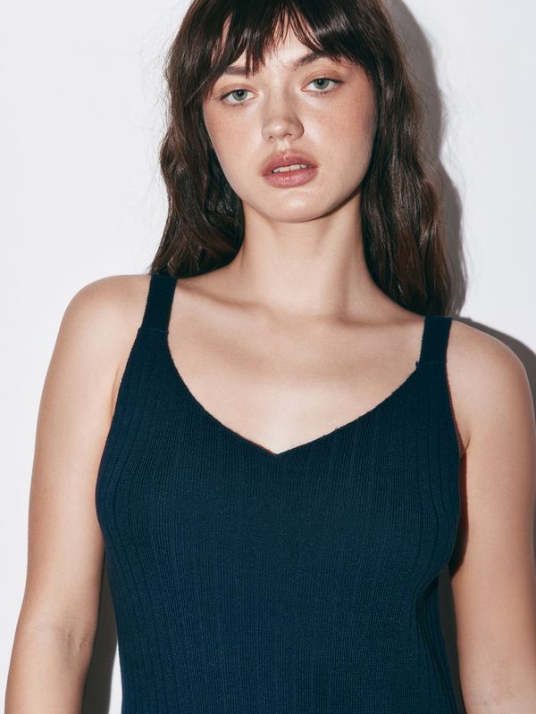 Платье сарафан вязаное 