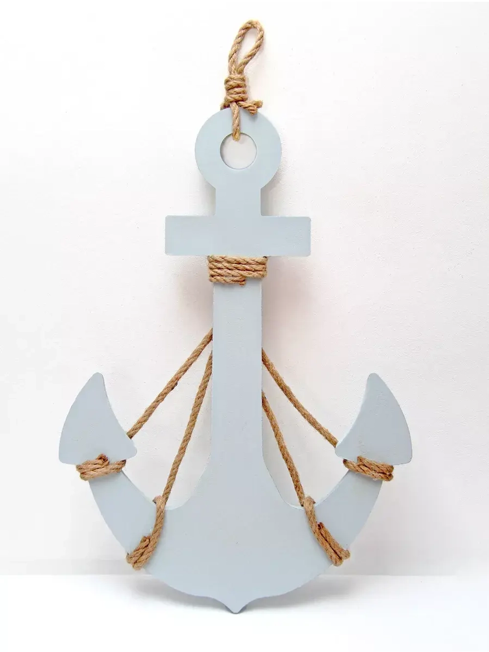 Декор на стену для интерьера "Якорь с канатом"