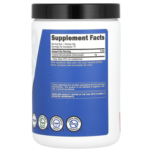 Nutricost, Performance, моногидрат креатина, со вкусом арбуза, 500 г (1,1 фунта)