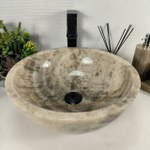 Раковина из оникса Bowl Grey BO-64545 40*40*15 0201