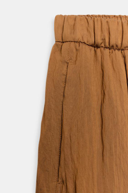 ZARA ЛЕГКИЕ БРЮКИ — ZW COLLECTION, ТАБАЧНЫЙ
