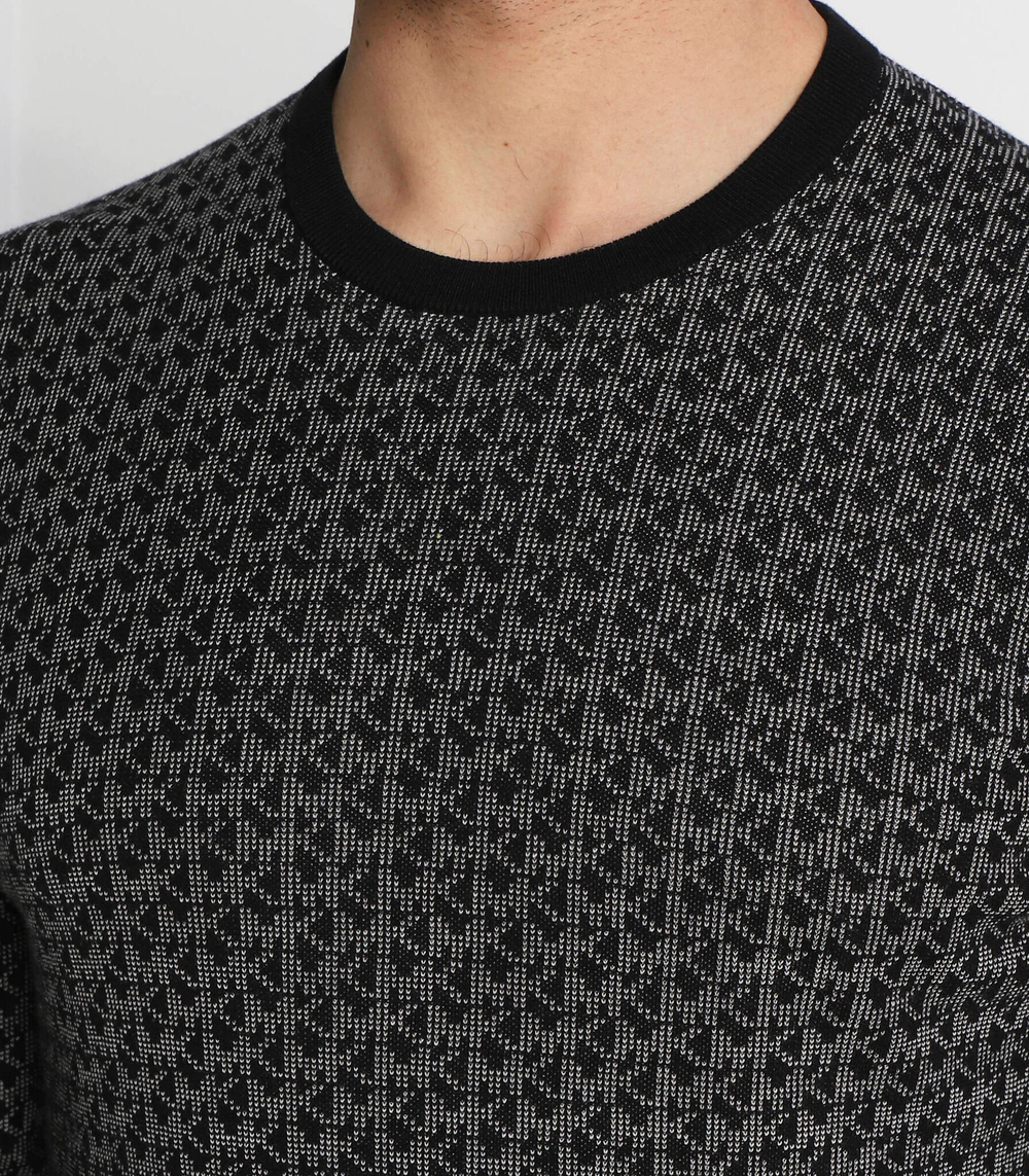 свитер micro signature Michael Kors - серый(CR3606K469)