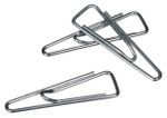 Скрепки 31 мм с загнутым краем треугольные 100 шт., оцинкованные, GLOBUS, С31-100Ц