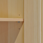 Кухня Венесуэла 320 см из массива сосны со столешницей (10 модулей), в прозрачном лаке