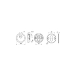 Накладка DEF.SH-al/R-EXT.5513 (A5513) тех упаковка, винт M5x90 SN матовый никель