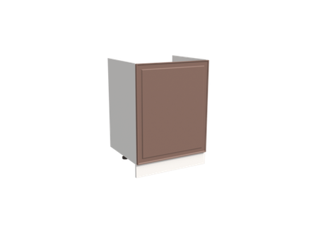 Кухня Модуль ШНМ 600М Графит / Пудрово-розовый