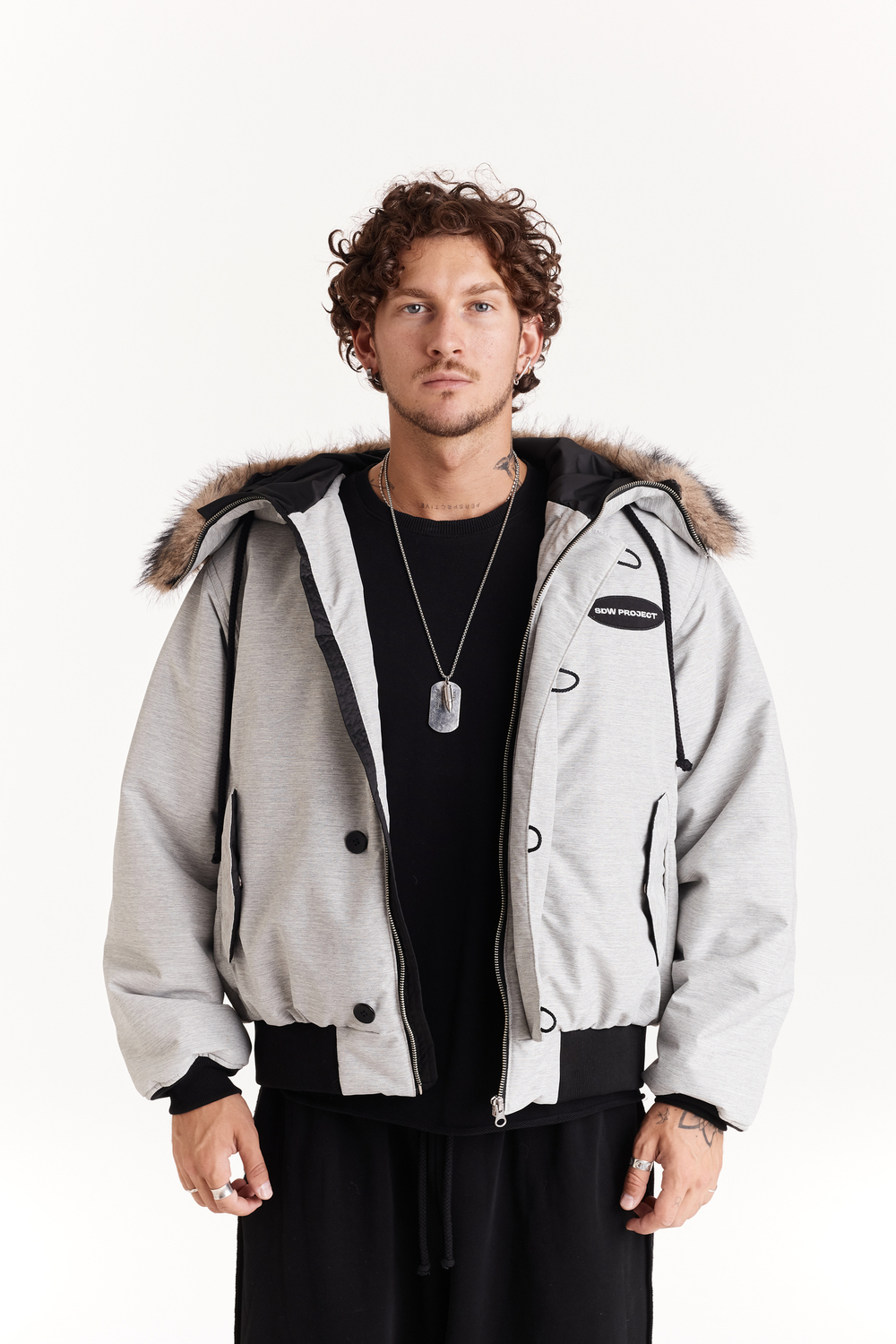 Bomber Alaska Grey Melange