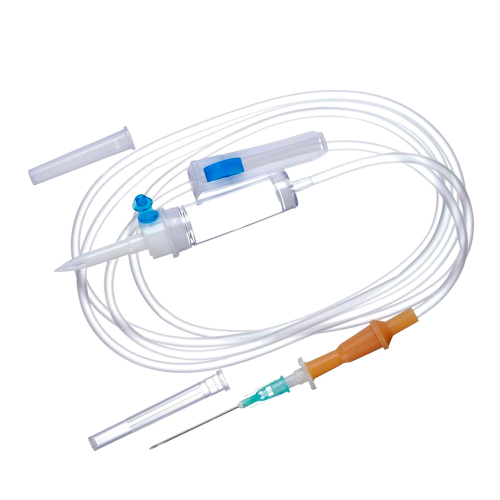Устройство для переливания растворов с пластиковым шипом игла 21G 0.8х38  (45 шт/упак) "Jiangsu Zhiyu Medical"