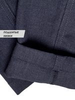 Серые брюки без стрелок