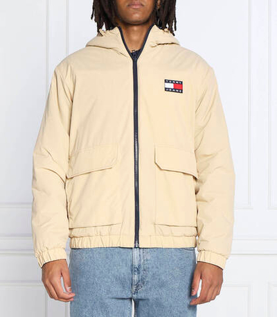 двухсторонняя куртка sherpa Tommy Jeans - бежевый(DM0DM14455)