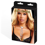 Галстук из кристаллов SEXY Rhinestore Tie (Цвет: серебристый)