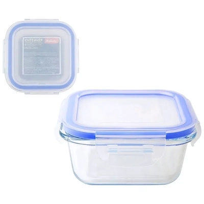 Контейнер CRISTALLINO, 500 мл из жаропрочного стекла с крышкой из пластмассы,темп режим -4