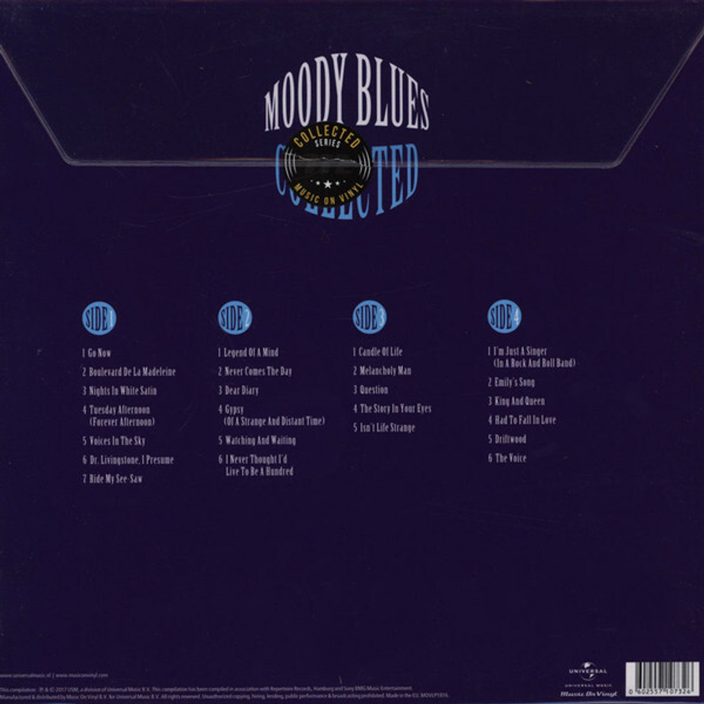 The Moody Blues / Collected (Limited Edition)(Coloured Vinyl)(2LP)