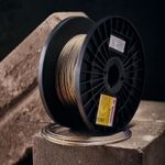 Трос стальной в ПВХ оплетке диаметр 2,0мм, прозрачный (бухта 200м) REXANT
