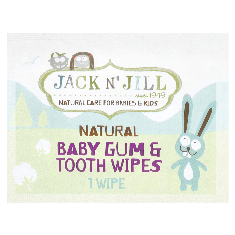 Jack n' Jill, натуральные детские салфетки для десен и зубов, 25 шт.