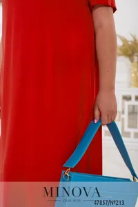 Платье 213-Красный Minova