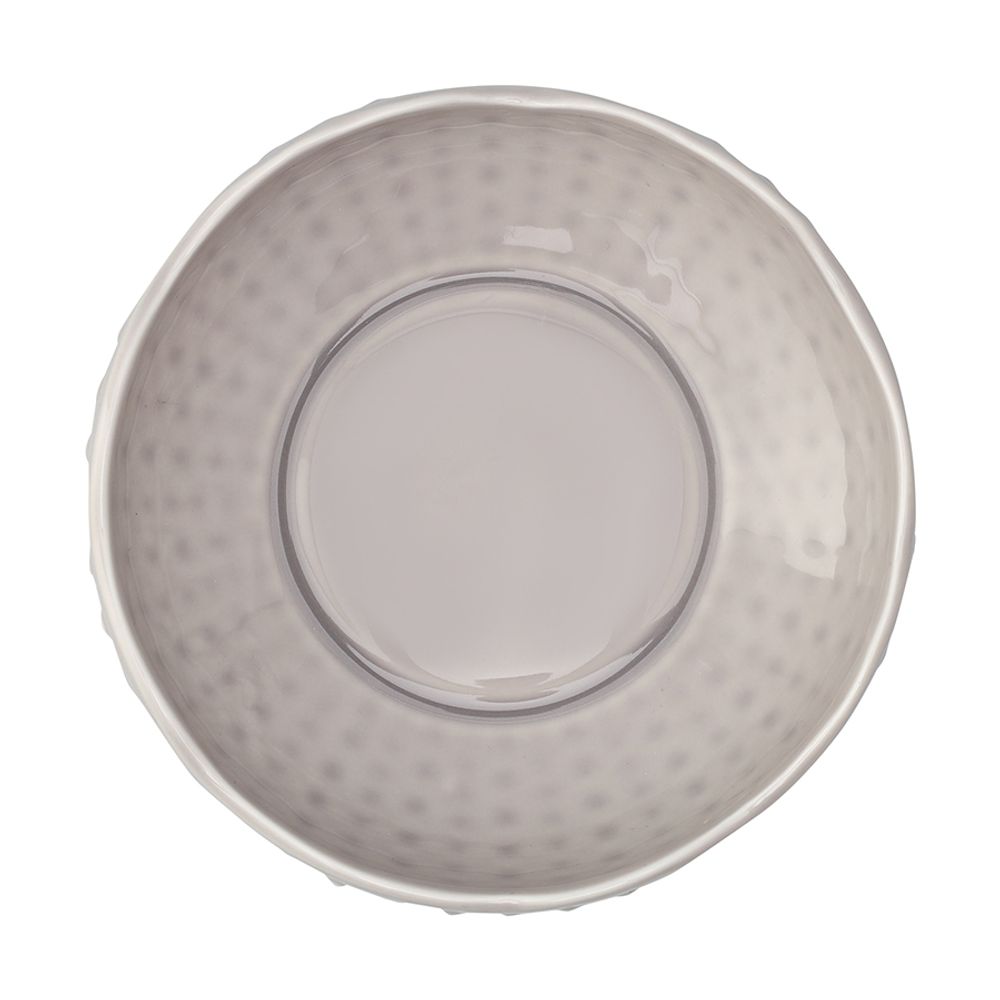 Набор из 2 сервировочных тарелок Corals серого цвета из коллекции Sea treasures, 360 мл