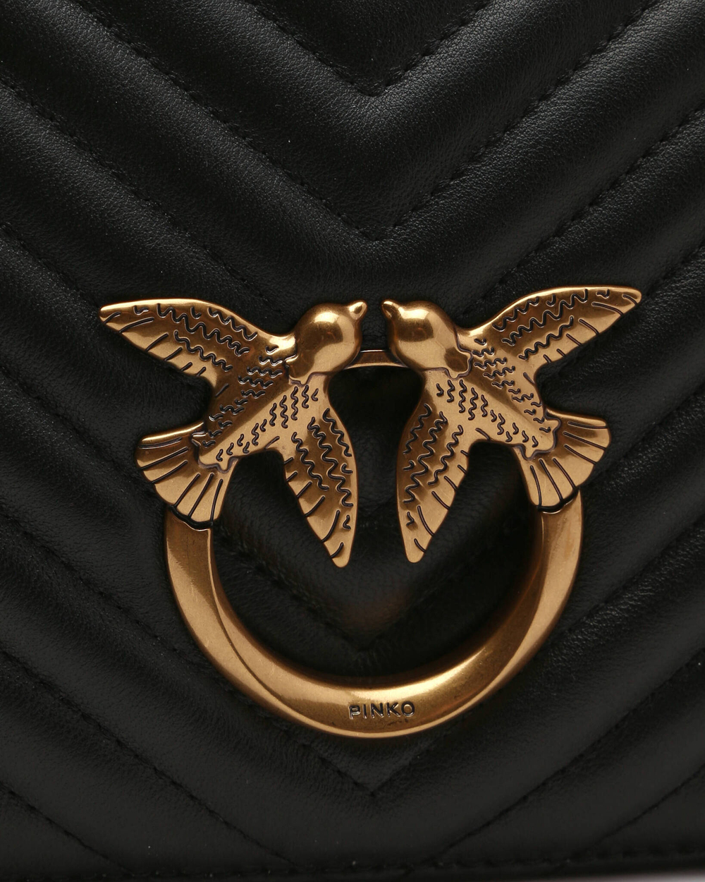 кожаная сумка через плечо love click classic sheep nappa Pinko - черный(100063 A0GK)