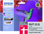 Epson Multipack 6-colours T0807 Claria Photographic Ink C13T08074010