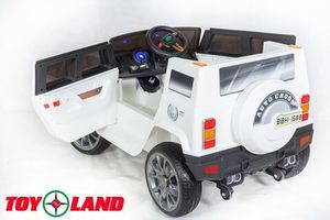 Детский электромобиль Toyland Hummer BBH1588 белый фото №4