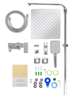 Душевая система WONZON & WOGHAND CUBE, Хром (WW-88739016-CR)