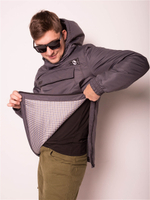 Анорак зимний мужской Город Горький темно-серый