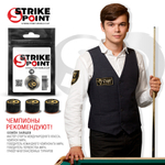 Наклейка для кия 13мм STRIKE POINT World CUP H, с фиброй