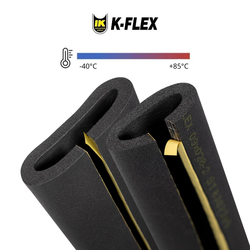 Изоляция для труб из вспененного каучука (предварительно разрезанная с контактным клеем) K-FLEX ST/SK