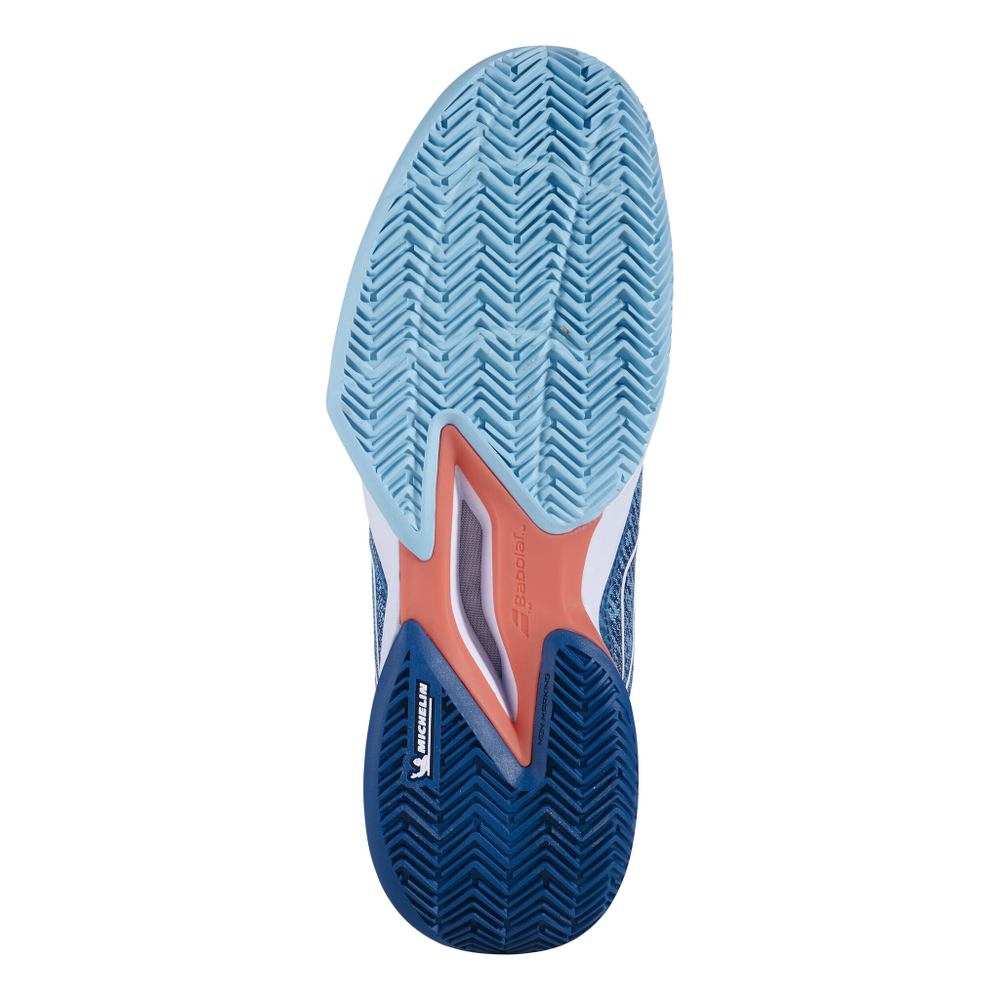 Мужские теннисные кроссовки Babolat Jet Mach 3 Clay Court Shoe Men - Light Blue, Blue