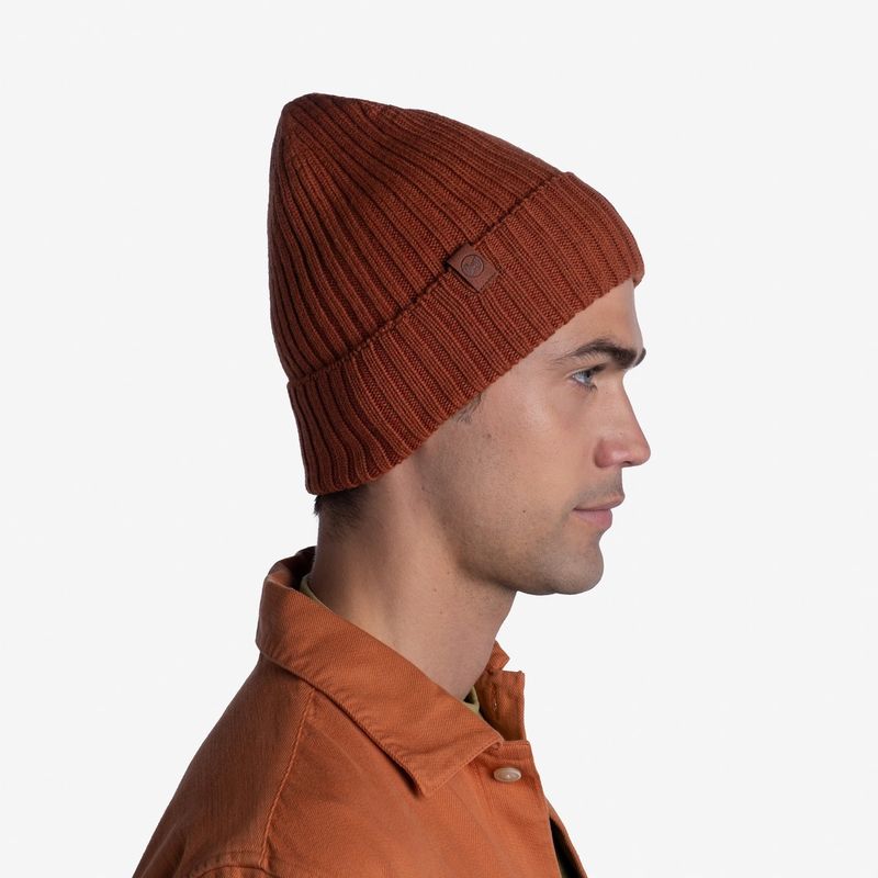 Вязаная шерстяная шапка Buff Hat Wool Knitted Norval Rusty Фото 4