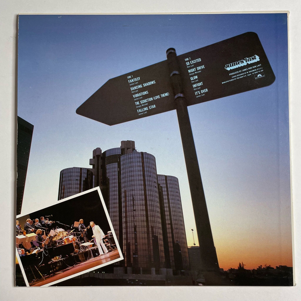 Винтажная виниловая пластинка LP James Last Band Seduction (Japan 1980) (No Obi)