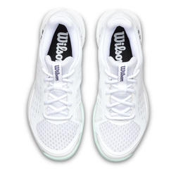 Детские теннисные кроссовки Wilson Rush Pro Jr - white/bay/skip blue