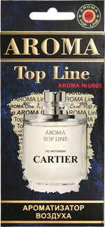 Ароматизатор для автомобиля AROMA TOP LINE №u005 eau de CARTIER картон