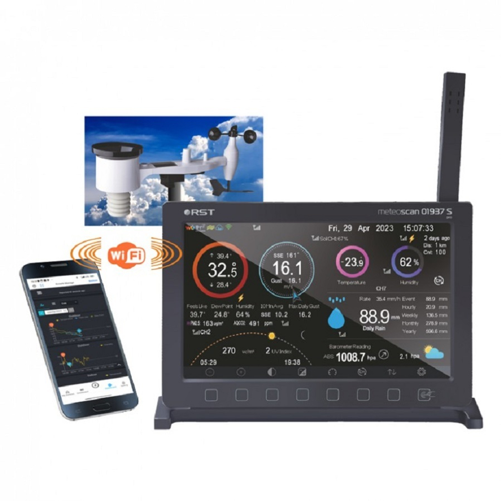 Профессиональная метеостанция RST MeteoScan 937S pro