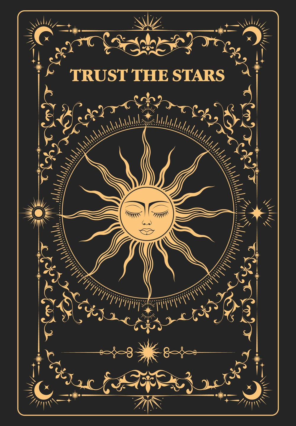 Trust the stars. Ежедневник недатированный (А5, 72 л.)