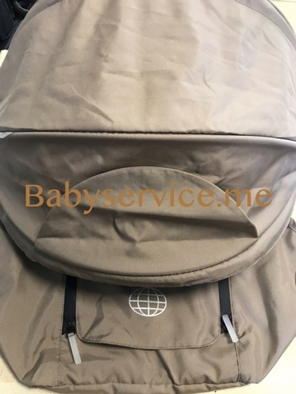 Ткань капюшона Happy Baby Umma коричневый