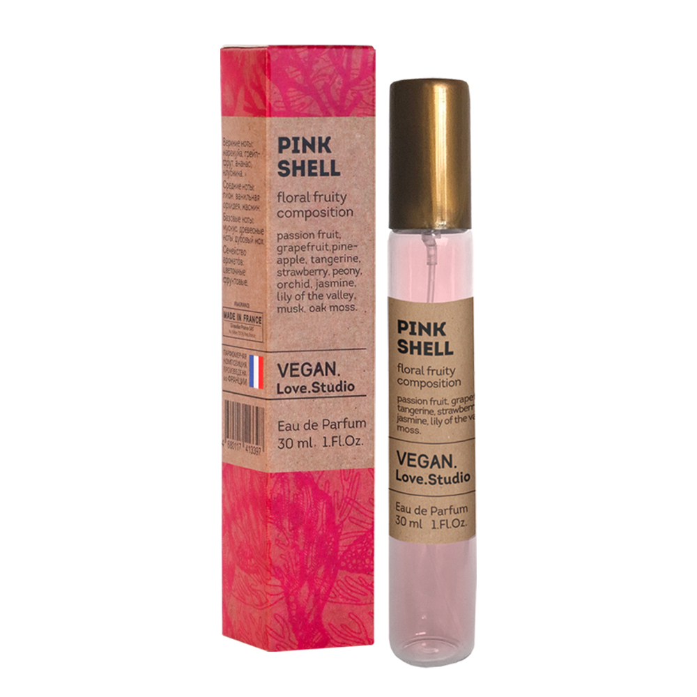Вода парфюмерная Vegan Love Studio Pink Shell (Веган Лав Студио Пинк Шелл) - 30ml for women