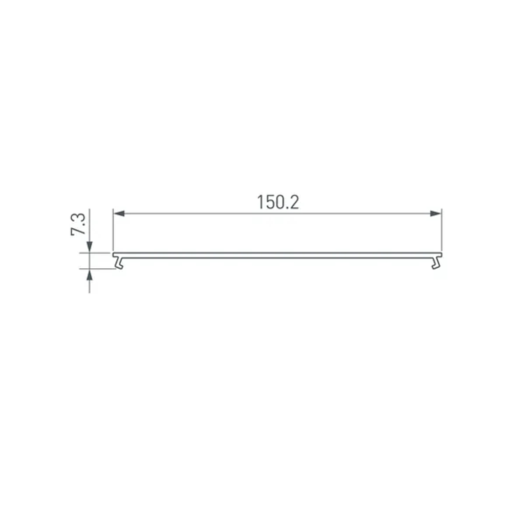 Экран ARH-POWER-W150-2000 OPAL (Arlight, Пластик) 036369