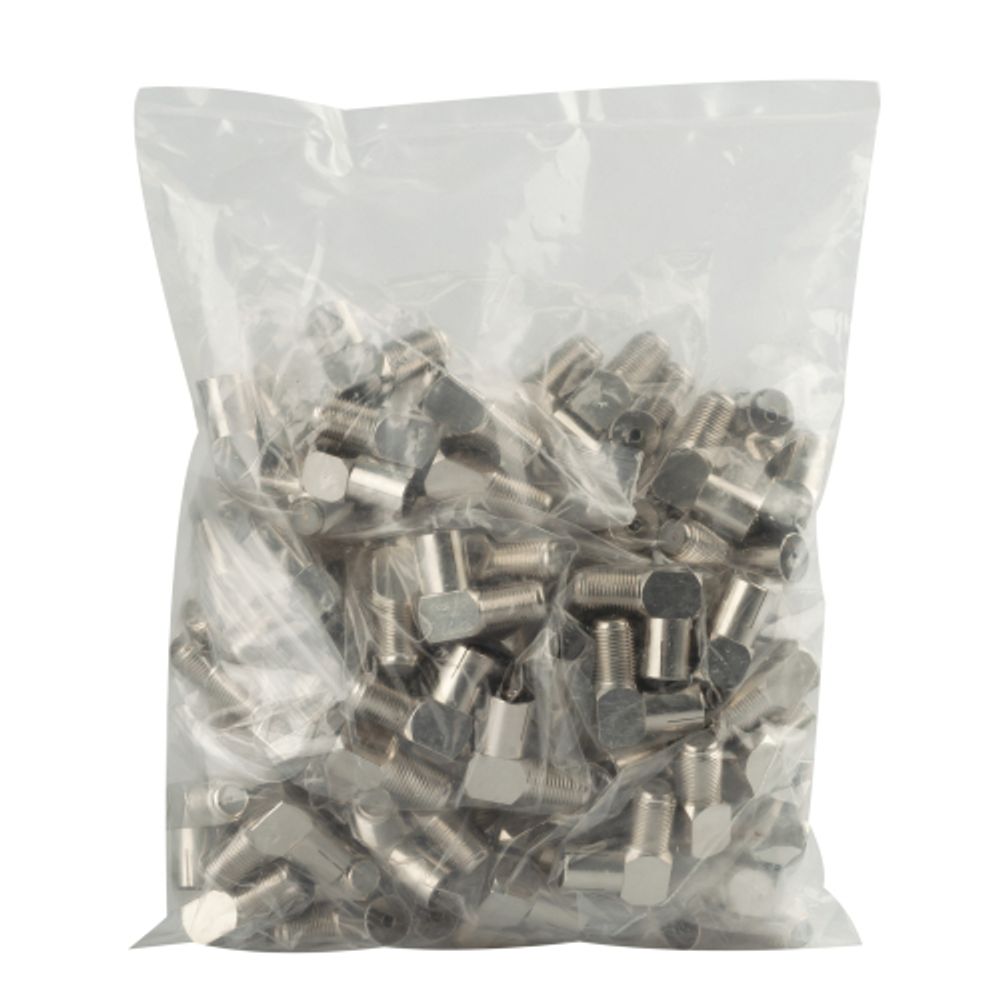 Переходник ЭРА R-A03 гнездо F-гнездо TV угловой | Разъёмы, переходники, ТВ делители