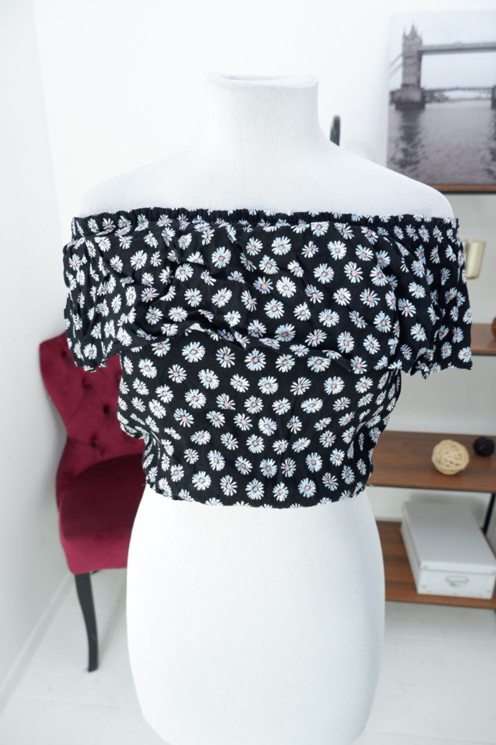 Топ Reserved из вискозы летний 40 размер