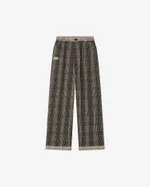 Купить Брюки Ymkashix Velvet Tartan коричневые / черные Брюки Ymkashix Velvet Tartan коричневые / черные